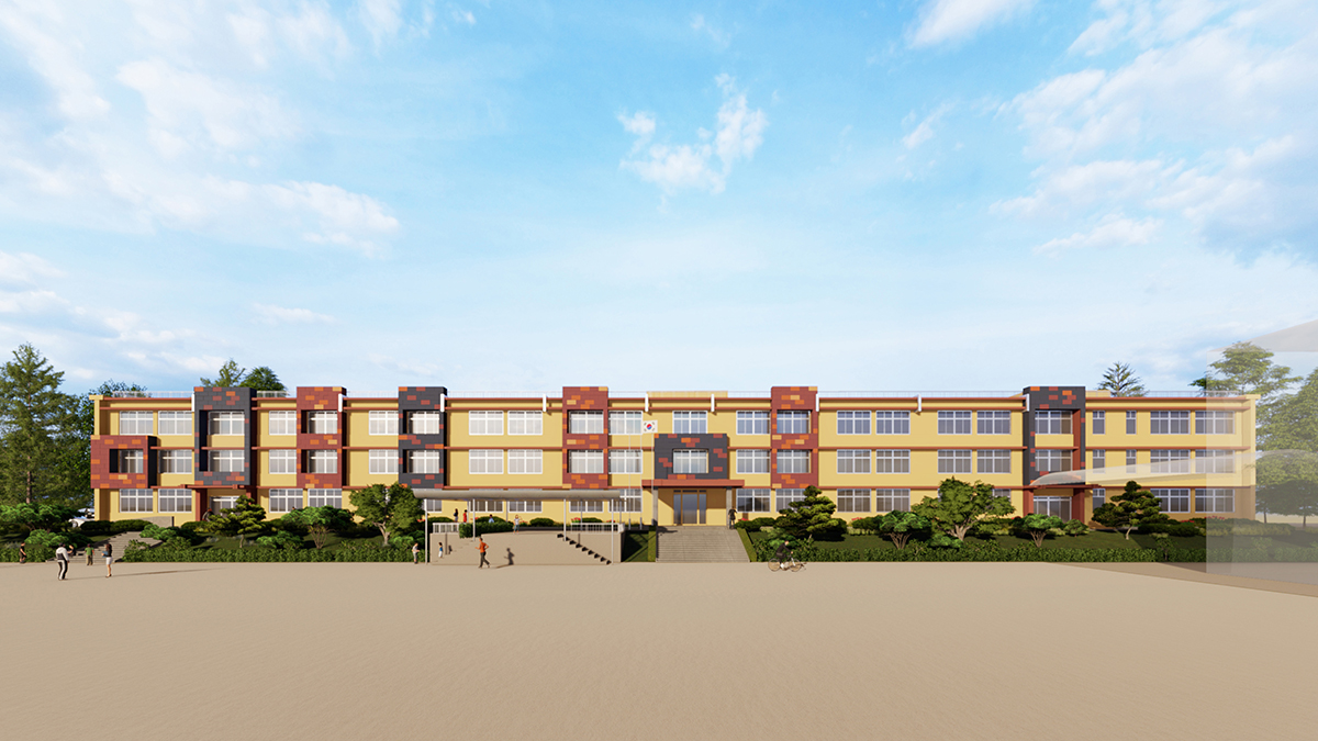 Jinchun High School Building-integrated Photovoltaics (BIPV) image