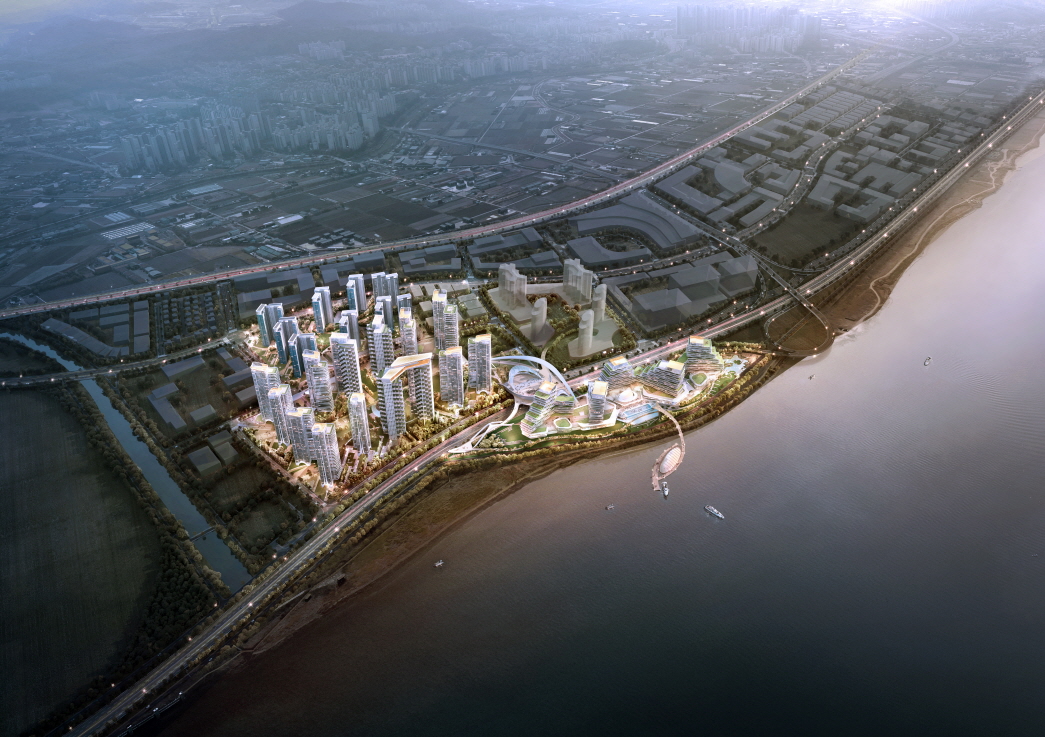 Design Competition for Hangang Cine-Polis Complexed apartment lot, Apartment Housing Site, and Hotel Site image